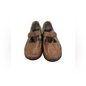 Wolky Passion Brown  Leather‎ Mary Jane Shoes Size 7.5 EU 38